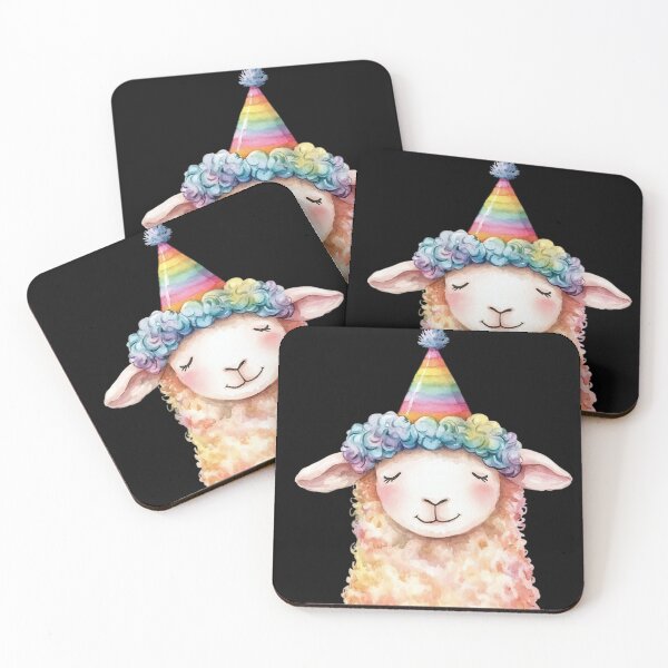 Item preview, Lamb with Party Hat designed and sold by hrendika.