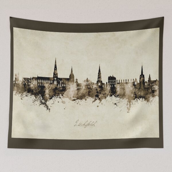 Item preview, Lichfield England Skyline designed and sold by ArtPrints.