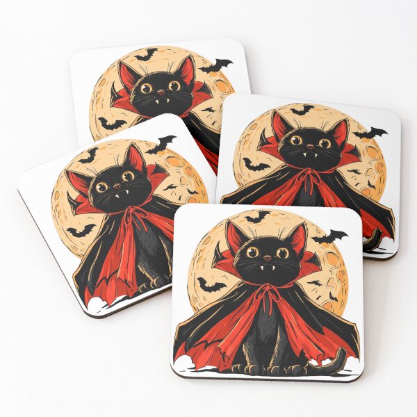 Item preview, Vampire Cat: The Cute Horror of the Night designed and sold by filou designs.