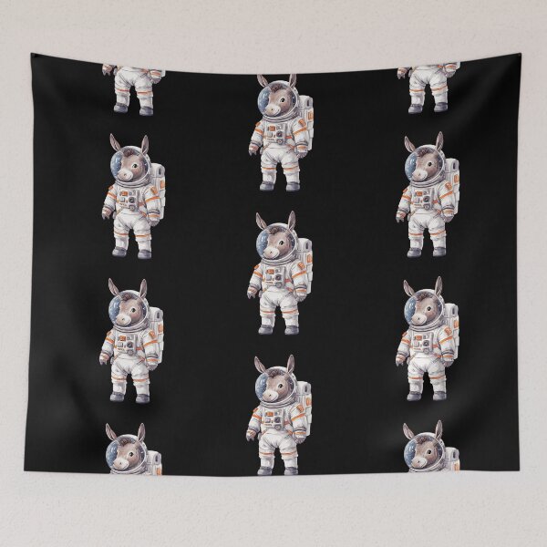 Item preview, Donkey Astronaut Exploring Space designed and sold by hrendika.