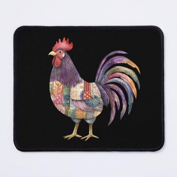 Item preview, Colorful Patchwork Rooster designed and sold by hrendika.