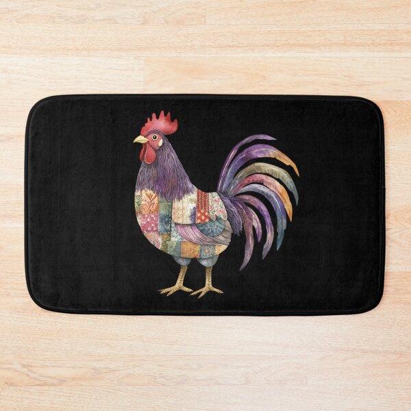 Item preview, Colorful Patchwork Rooster designed and sold by hrendika.