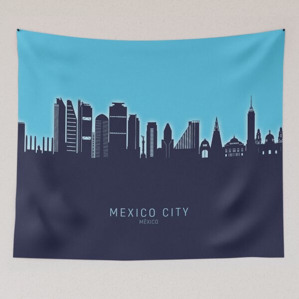 Item preview, Mexico City Skyline Mexico designed and sold by ArtPrints.