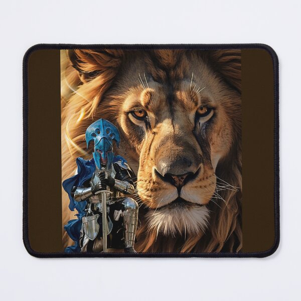 Item preview, Yeshua's Blue Knight designed and sold by Tripp Art Studio.