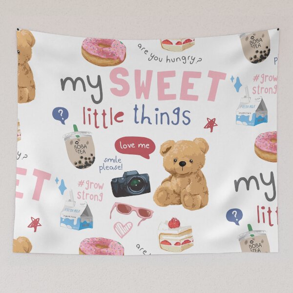 Item preview, My Sweet Little Things – Cute Baby Essentials Nursery Design designed and sold by artworkathome.