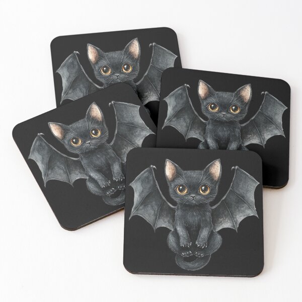 Item preview, Adorable Bat-Winged Kitten designed and sold by hrendika.