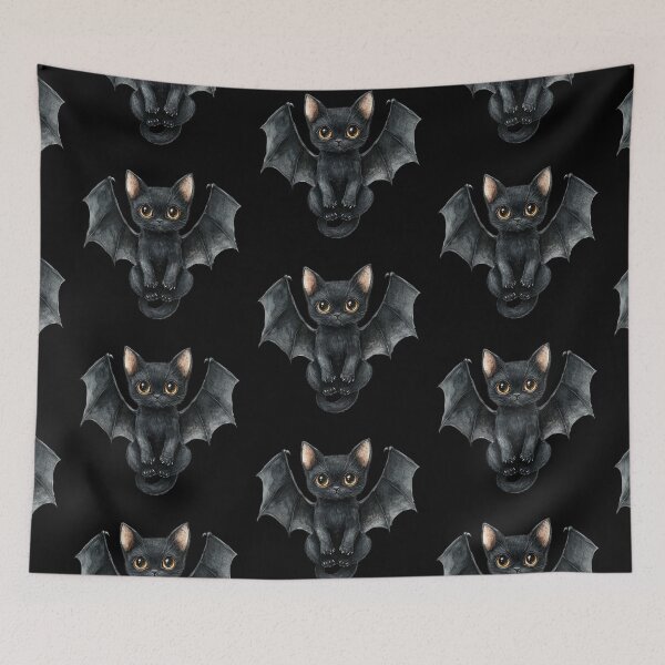 Item preview, Adorable Bat-Winged Kitten designed and sold by hrendika.