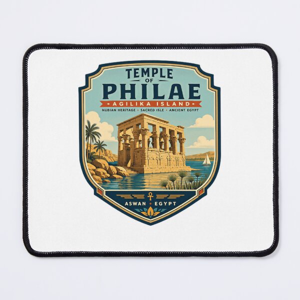 Item preview, Temple Of Philae Agilika Island Nubian Heritage Sacred Isle Ancient Egypt Aswan Egypt Travel History designed and sold by Star3NowForMe.