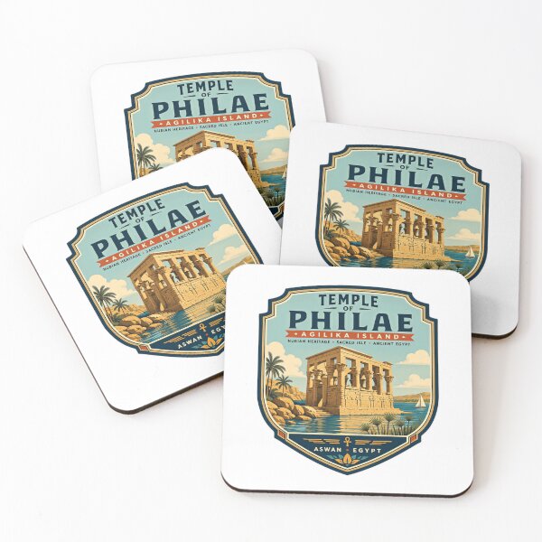 Item preview, Temple Of Philae Agilika Island Nubian Heritage Sacred Isle Ancient Egypt Aswan Egypt Travel History designed and sold by Star3NowForMe.