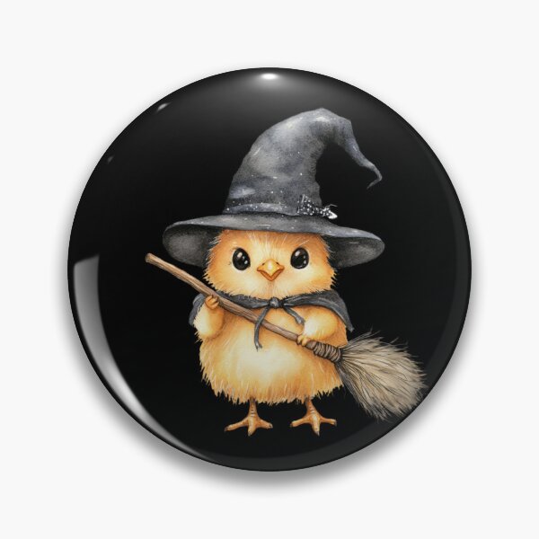 Item preview, Chick Dressed as a Witch designed and sold by hrendika.