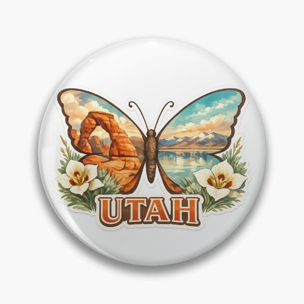 Item preview, Utah State Soul Butterfly designed and sold by Whimspired By Paxx.