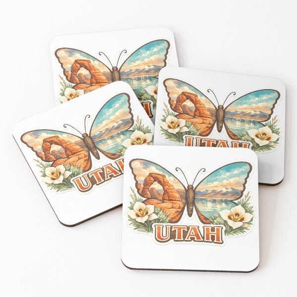 Item preview, Utah State Soul Butterfly designed and sold by Whimspired By Paxx.