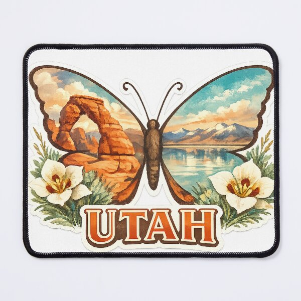 Item preview, Utah State Soul Butterfly designed and sold by Whimspired By Paxx.