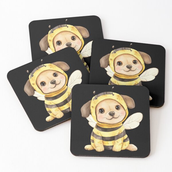 Item preview, Adorable Puppy in Bee Costume designed and sold by hrendika.