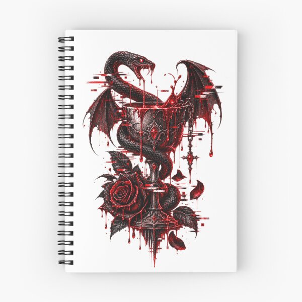 Item preview, BLOOD OATH – Gothic Vampire Chalice Glitch Design designed and sold by UnglaublichGut.