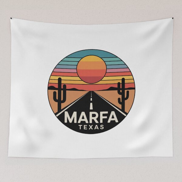 Item preview, Marfa Texas: Desert Road Sunset designed and sold by CircinusStore.