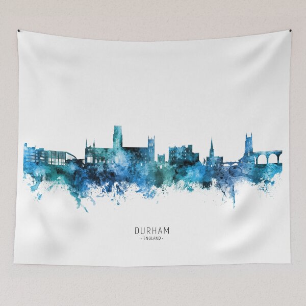 Item preview, Durham England Skyline Cityscape designed and sold by ArtPrints.