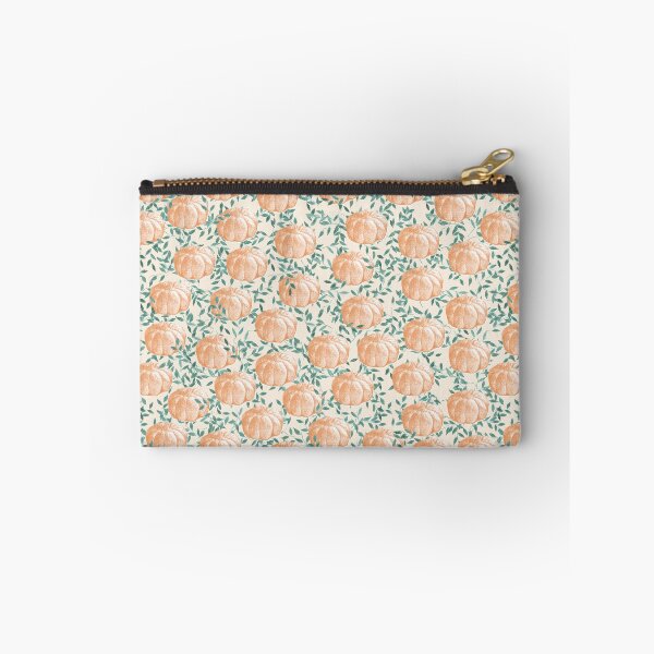 Item preview, Viney Pumpkins Sketched Harvest Pumpkin Patch in Cream designed and sold by FaireWaveArt.