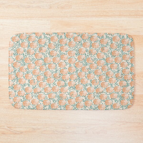Item preview, Viney Pumpkins Sketched Harvest Pumpkin Patch in Cream designed and sold by FaireWaveArt.