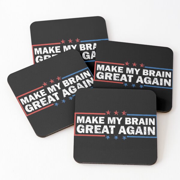 Item preview, Make My Brain Great Again Funny Sarcastic Brain Fog ADHD Parody designed and sold by haitrieuic96.