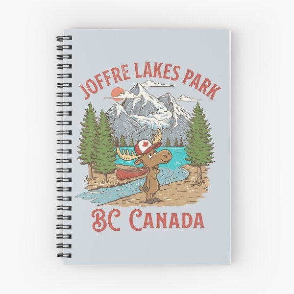 Item preview, Joffre Lakes BC Canada Cute Moose Landscape  designed and sold by HowToCanadian.