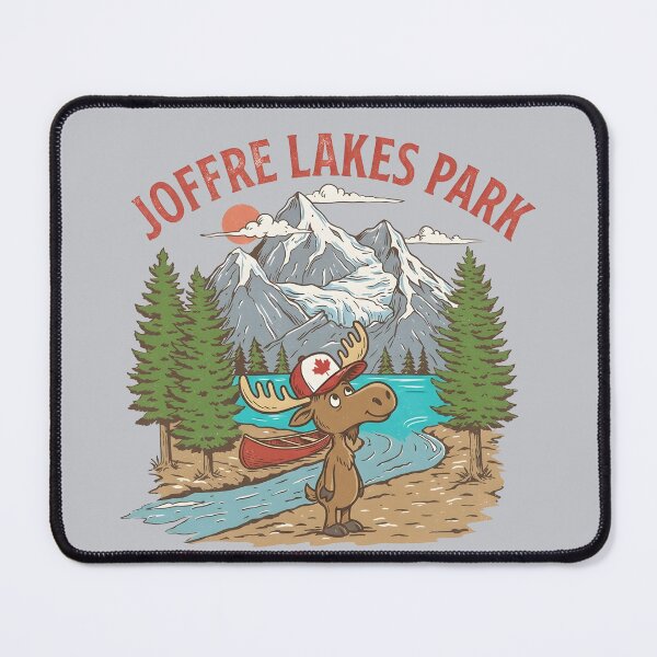 Item preview, Joffre Lakes BC Canada Cute Moose Landscape designed and sold by HowToCanadian.