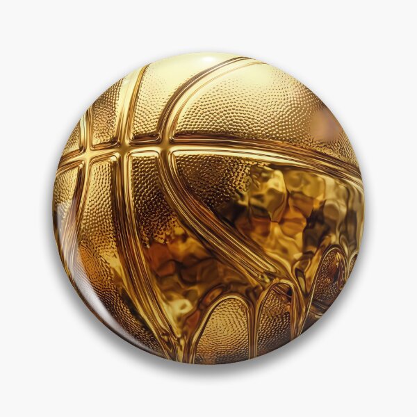 Item preview, Liquid Gold Chrome Melting Basketball designed and sold by DripCultureLab.