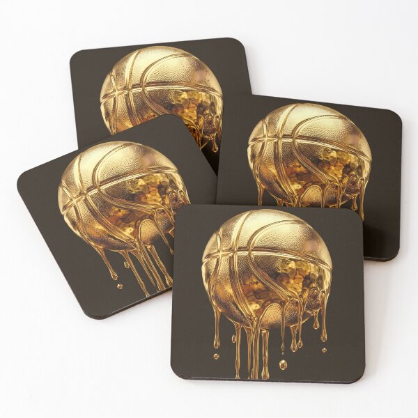 Item preview, Liquid Gold Chrome Melting Basketball designed and sold by DripCultureLab.