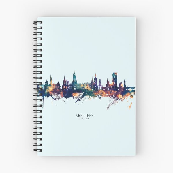 Item preview, Aberdeen Scotland Skyline designed and sold by ArtPrints.