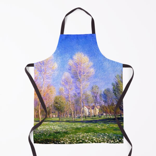 Aperçu de l'œuvre Arbres en fleurs, printemps à Giverny créée et vendue par artdesignsnow.