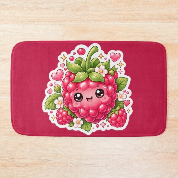 Item preview, Cute Kawaii Raspberry Sticker designed and sold by Christiana-Art.
