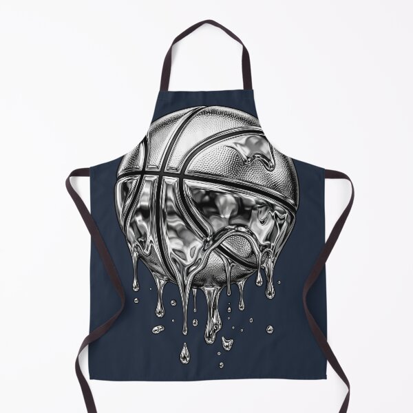 Item preview, Textured Silver Chrome Liquid Basketball designed and sold by DripCultureLab.