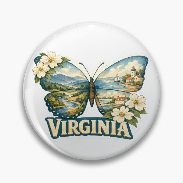 Item preview, Virginia State Soul Butterfly designed and sold by Whimspired By Paxx.