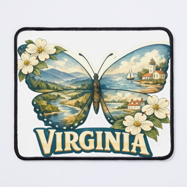 Item preview, Virginia State Soul Butterfly designed and sold by Whimspired By Paxx.