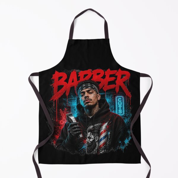 Item preview, Red Barber Graffiti Streetwear with Clipper designed and sold by Barber MD Culture.
