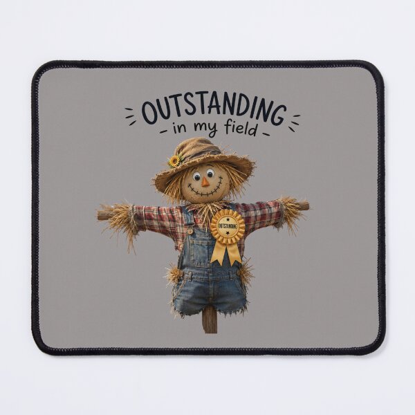 Item preview, Outstanding in My Field Funny Scarecrow T-Shirt | Farmer Pun Gift designed and sold by CJLindy.