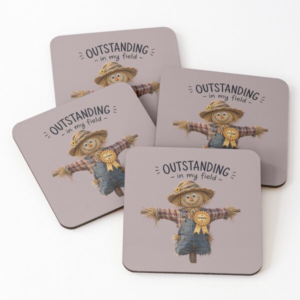 Item preview, Outstanding in My Field Funny Scarecrow T-Shirt | Farmer Pun Gift designed and sold by CJLindy.