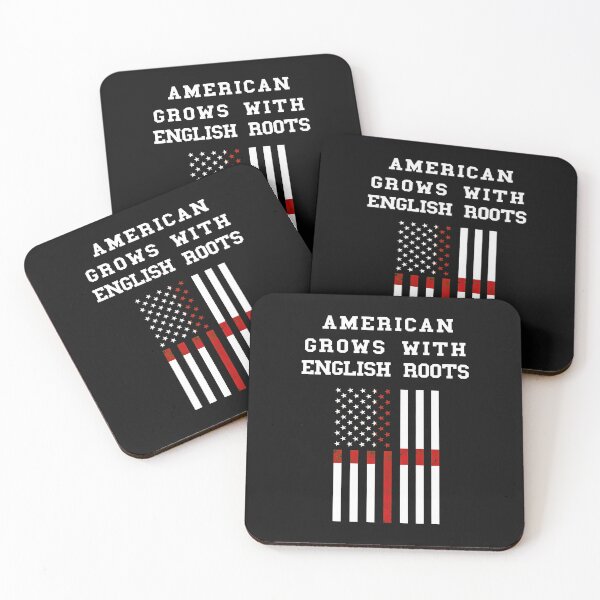 Item preview, American Grows With English Roots Flag Design designed and sold by uglandheap.
