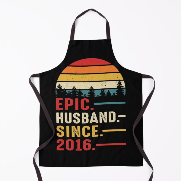 Item preview, Epic Husband Since 2016 10th Wedding Anniversary Vintage Retro Sunset designed and sold by haitrieuic96.
