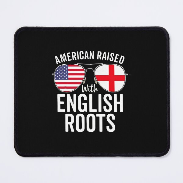 Item preview, American Raised With English Roots Flag Sunglasses designed and sold by uglandheap.