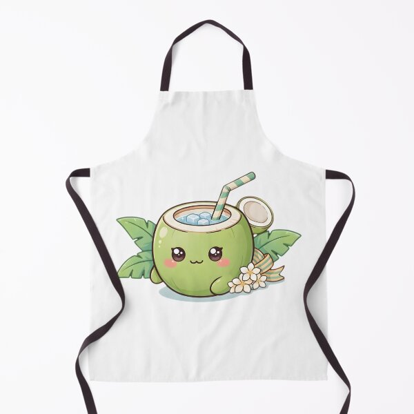 Item preview, Cute Kawaii Fresh Coconut Water Sticker designed and sold by ChibiPCStudio.