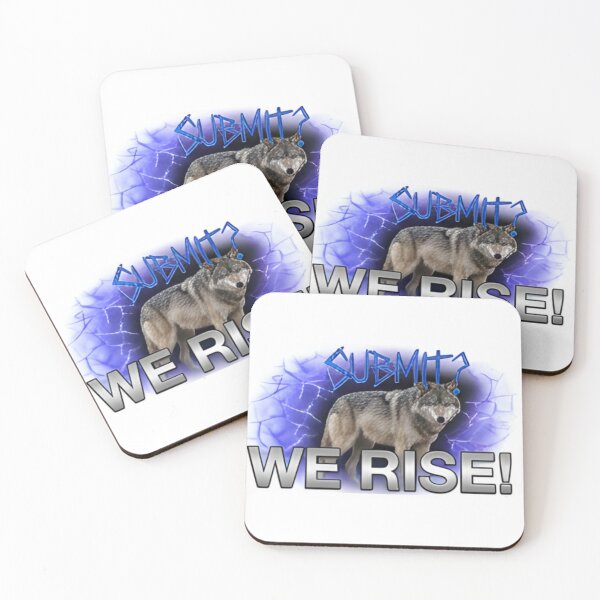 Artikelvorschau, Wolf We Rise – Kantige Motivationskunst entworfen und verkauft von Wiparx.