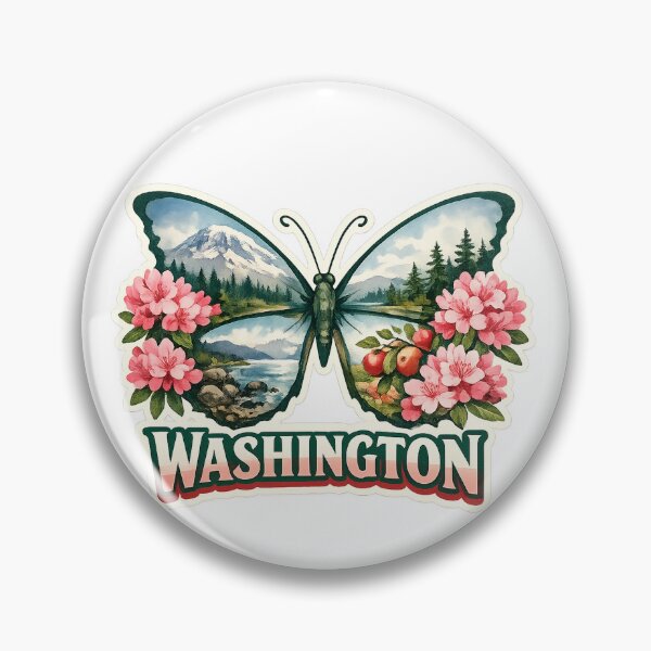 Item preview, Washington State Soul Butterfly designed and sold by Whimspired By Paxx.