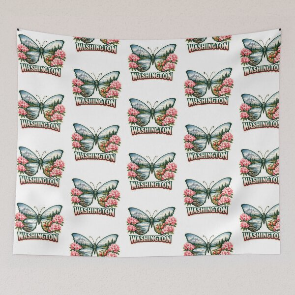 Item preview, Mariposa del alma del estado de Washington designed and sold by Whimspired By Paxx.