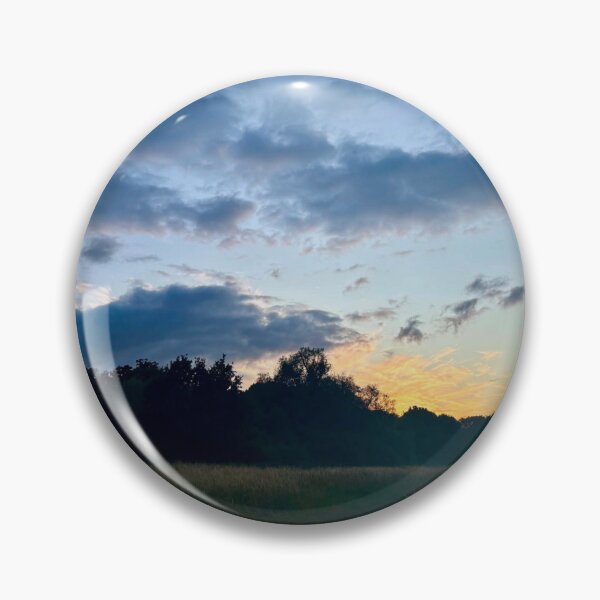 Item preview, Dramatic Blue Evening Sky Over a Summer Meadow designed and sold by ThatSurreyLife.
