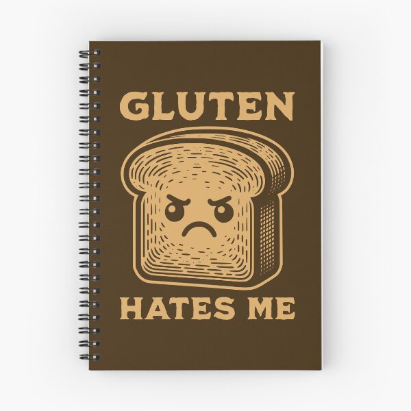 Item preview, Gluten Hates Me Funny Gluten Allergy Bread Humor designed and sold by KLArtzStore.