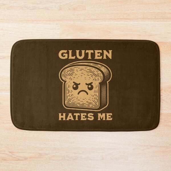 Item preview, Gluten Hates Me Funny Gluten Allergy Bread Humor designed and sold by KLArtzStore.