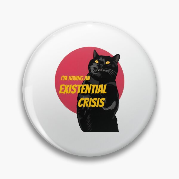 Item preview, Black Cat Existential Crisis Graphic designed and sold by GiaoCalonas.