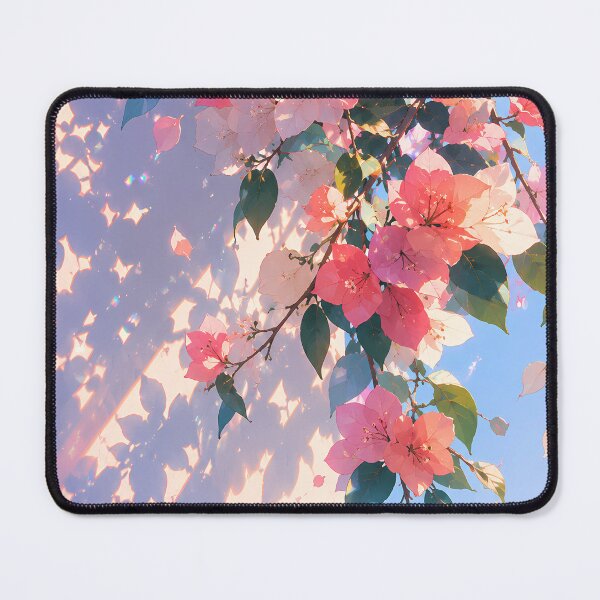 Item preview, Flowers on wall with pretty calm colours designed and sold by Helmy Dream.