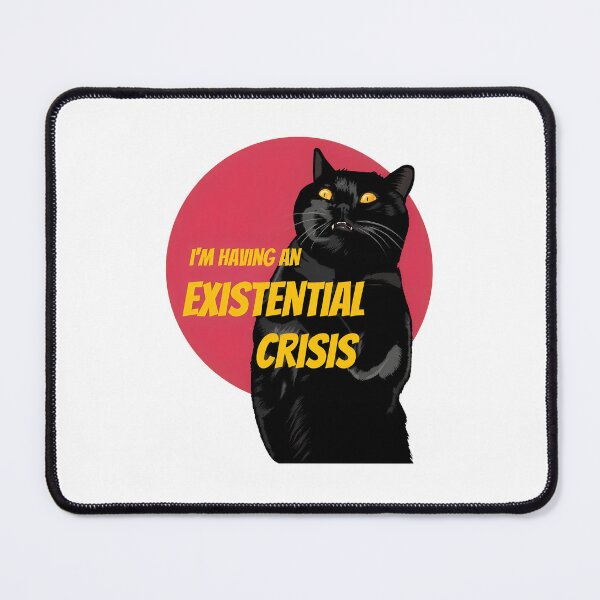 Item preview, Black Cat Existential Crisis Graphic designed and sold by GiaoCalonas.